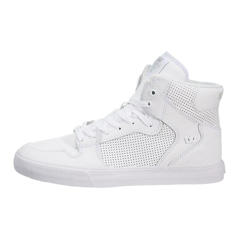 Zapatillas Altas Supra Argentina Hombre - VAIDER Blancas (LIDVO-8170)